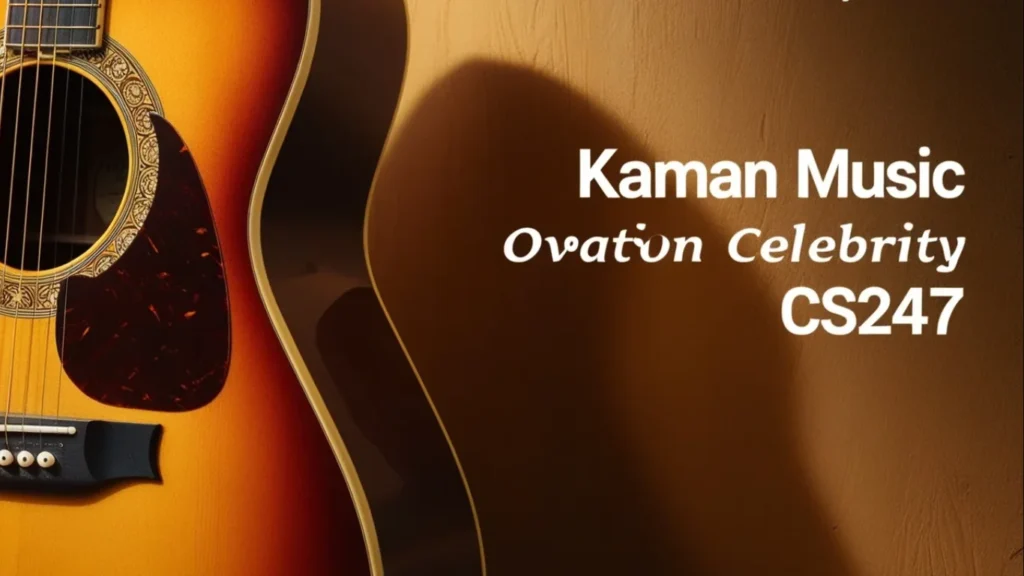 The Kaman Music Ovation Celebrity Acoustic Guitar CS247