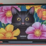 Lenovo Tab M9 Black Cat Flower Case